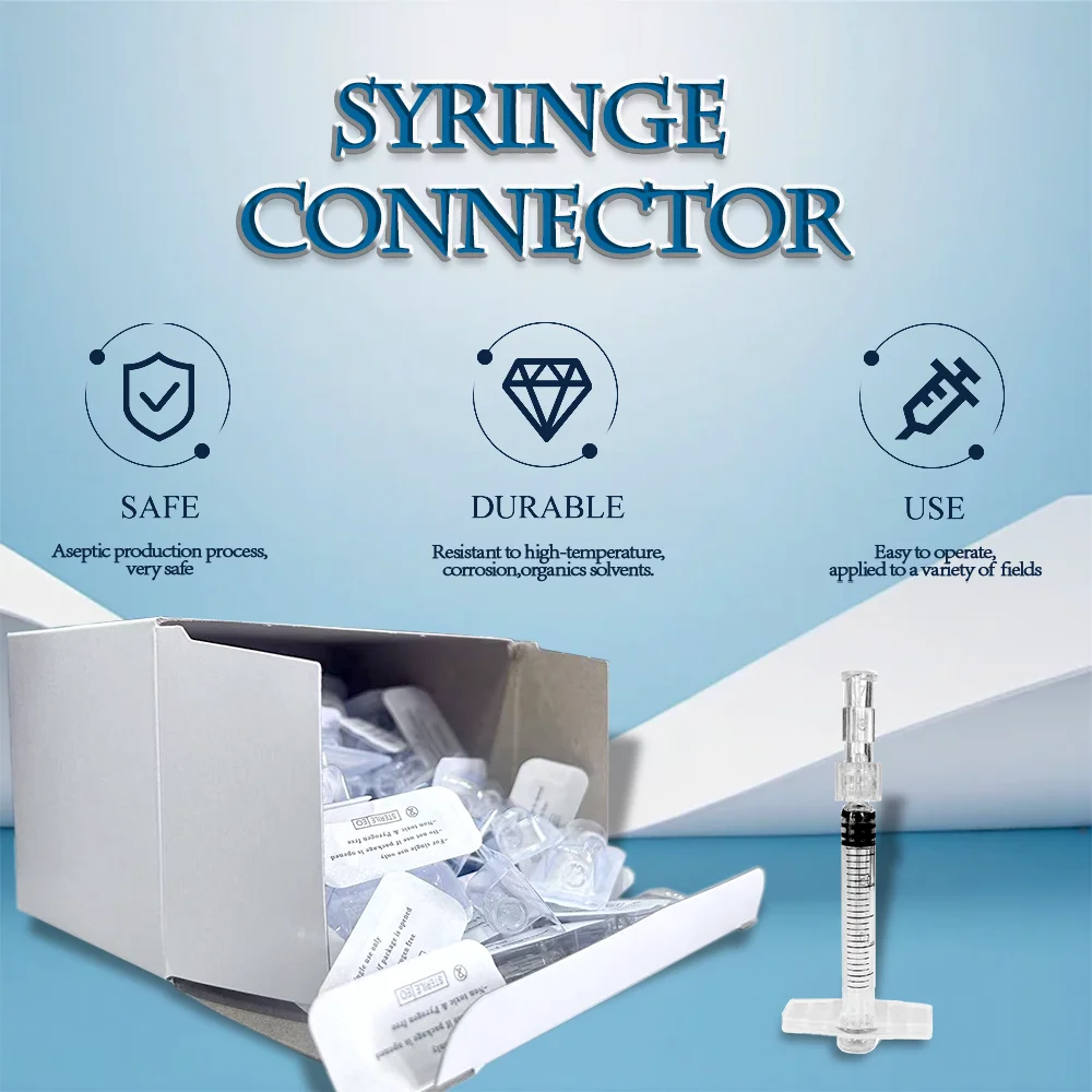Coupler Syringe Connector Transparent Female to Female Luer Lock Sterile Individual Packaging
Coupler Syringe Connector Transparent Female to Female Luer Lock Sterile Individual Packaging