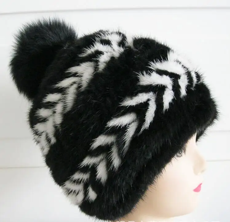 Женская шапка из натурального меха норки с помпоном из натурального лисьего меха, зимняя вязаная шапка в полоску, теплая роскошная модная шапка
Женская шапка из натурального меха норки с помпоном из натурального лисьего меха, зимняя вязаная шапка в полоску, теплая роскошная модная шапка