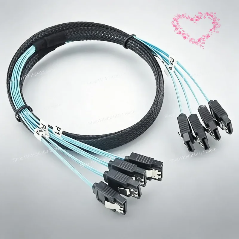 SATA III SATA3.0 6Gbps SSD Data Cable 50CM 1M Server Pack 4Pcs 6Pcs
SATA III SATA3.0 6Gbps SSD Data Cable 50CM 1M Server Pack 4Pcs 6Pcs