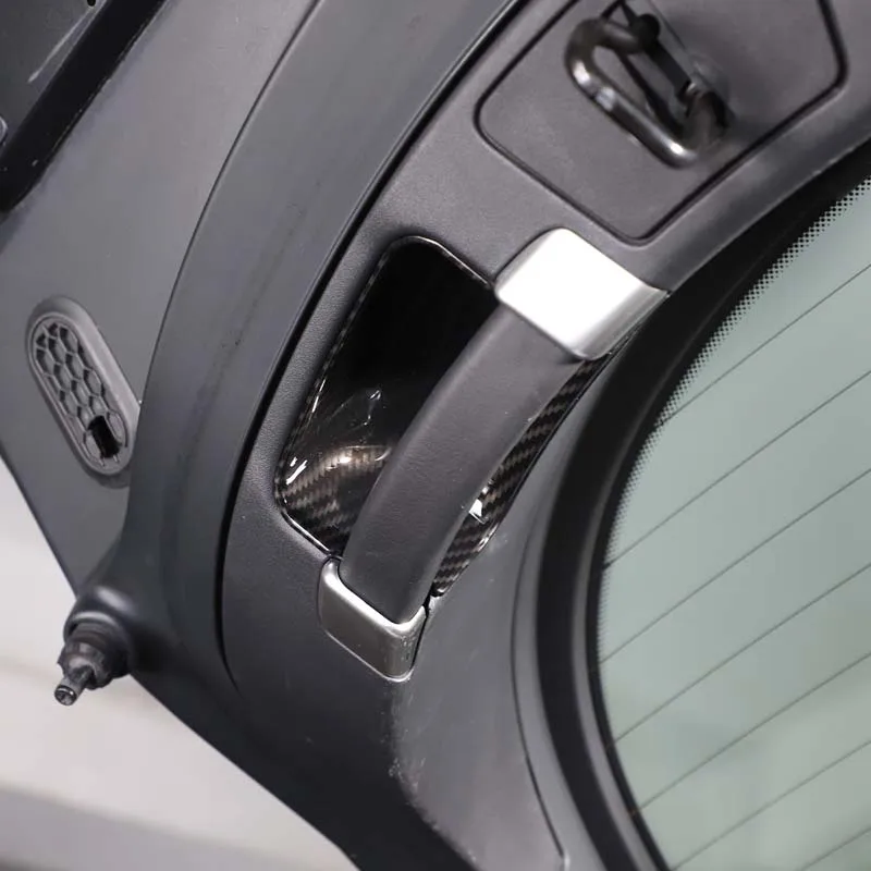 For Jaguar F-TYPE 2013-2024 ABS carbon fiber Car Tailgate Inner Handle Door Bowl Cover Decorative Sticker Car Accessories
For Jaguar F-TYPE 2013-2024 ABS carbon fiber Car Tailgate Inner Handle Door Bowl Cover Decorative Sticker Car Accessories