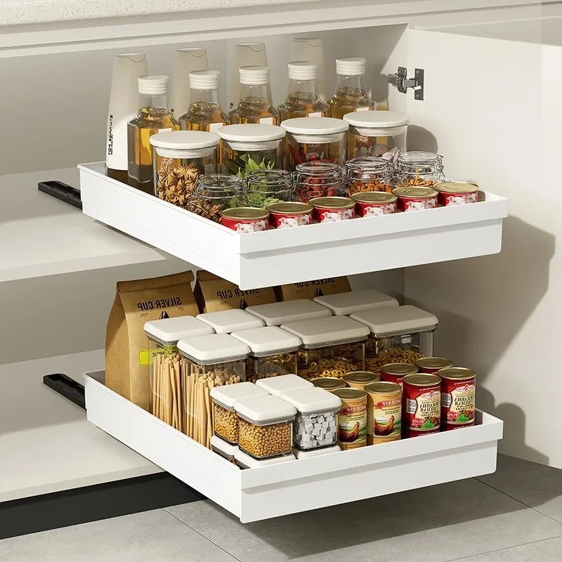Kitchen Under The Sink Pull-out Dishes Holder Sliding Basket Rack Pull Out Cabinet Organizer Rack Seasoning Bowls Storage Box
Kitchen Under The Sink Pull-out Dishes Holder Sliding Basket Rack Pull Out Cabinet Organizer Rack Seasoning Bowls Storage Box