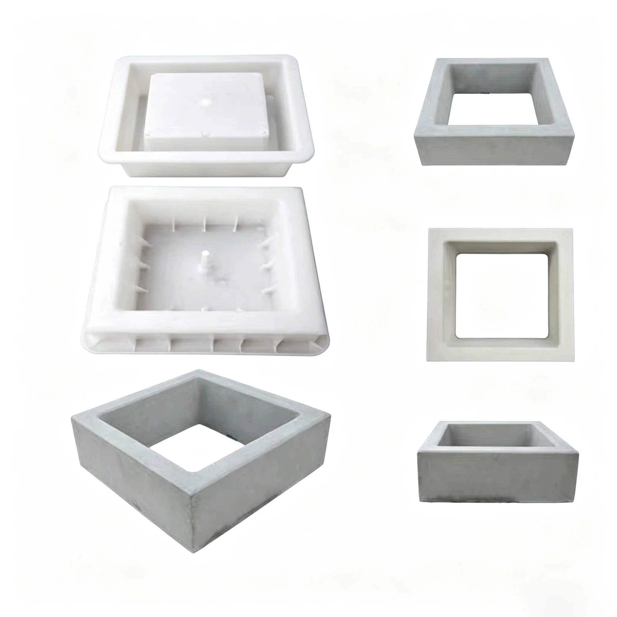 Multi-Size ABS Hollow Concrete Brick Mold, Reusable Breeze Block Form for Garden Patio Decorative Wall & Backyard Divider
Multi-Size ABS Hollow Concrete Brick Mold, Reusable Breeze Block Form for Garden Patio Decorative Wall & Backyard Divider