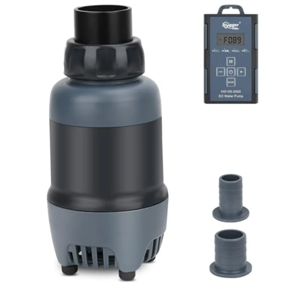 24V DC Aquarium Water Pump 925GPH 35W 11.5FT Submersible Pump With Controller Water Fountain Pump with 3 Nozzles for Fish Tank
24V DC Aquarium Water Pump 925GPH 35W 11.5FT Submersible Pump With Controller Water Fountain Pump with 3 Nozzles for Fish Tank