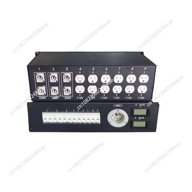 50amp Twist Lock Inlet 220v 240v Distribution Rack Distro Panel Box