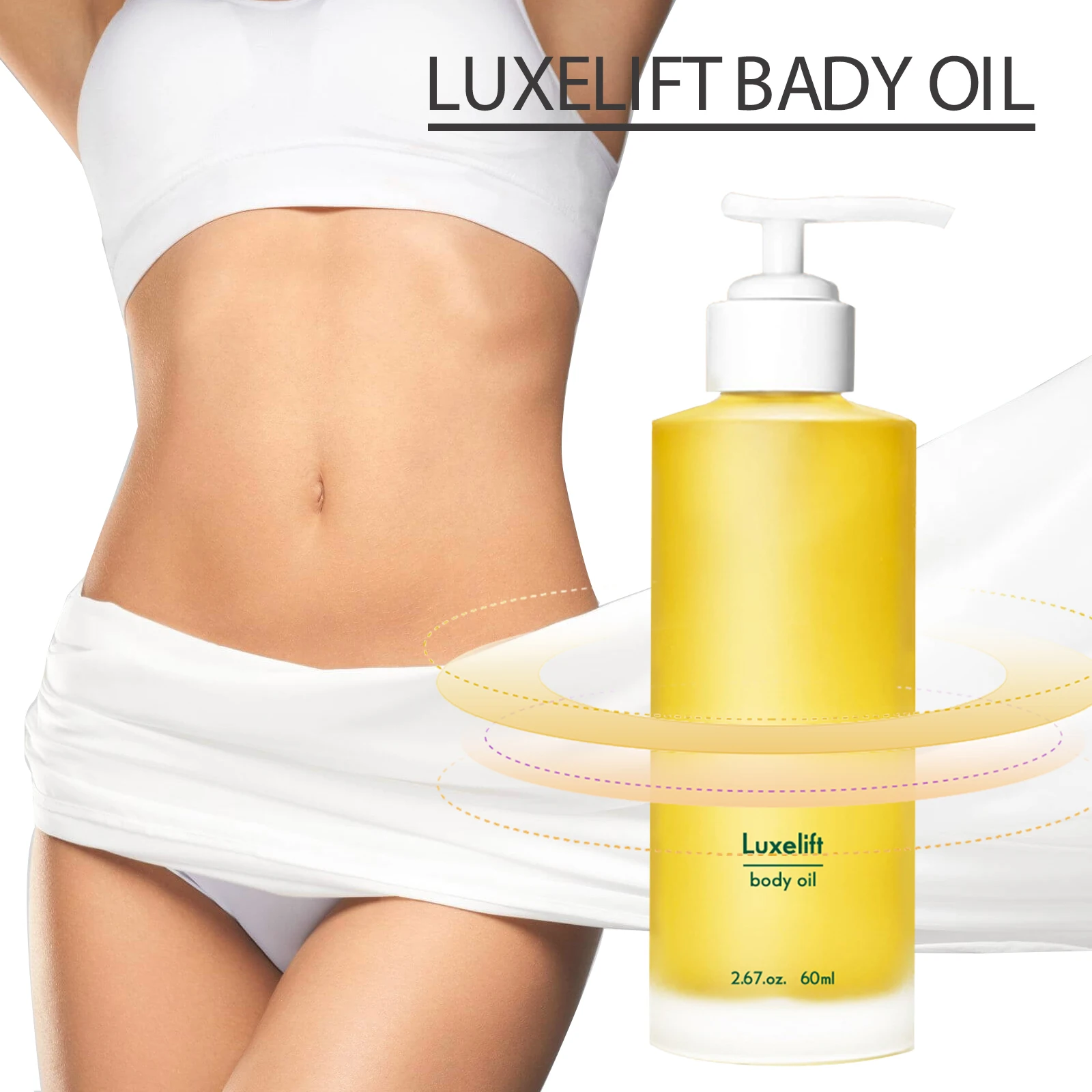 Tightening Body Oil Moisturizing Lifting Improve Sagging Firming Skin Tone Relieve Dryness Smooth Nourishing Body Care Oil 60ML
Tightening Body Oil Moisturizing Lifting Improve Sagging Firming Skin Tone Relieve Dryness Smooth Nourishing Body Care Oil 60ML