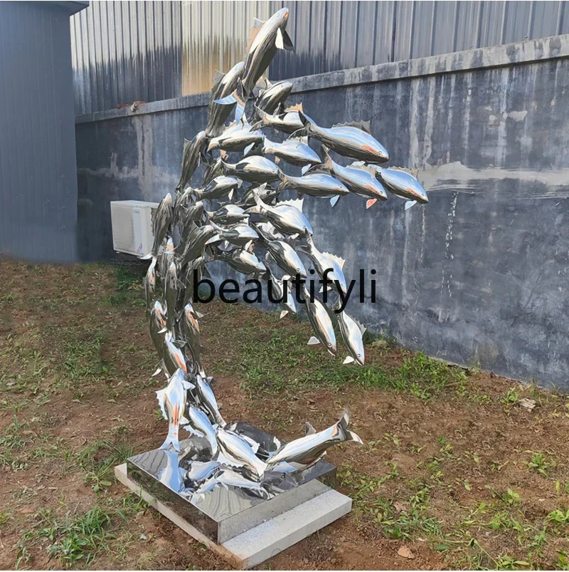 xx1Stainless steel mirror fish sculpture, metal abstract fish decoration outdoor hotel, water feature ornament
xx1Stainless steel mirror fish sculpture, metal abstract fish decoration outdoor hotel, water feature ornament