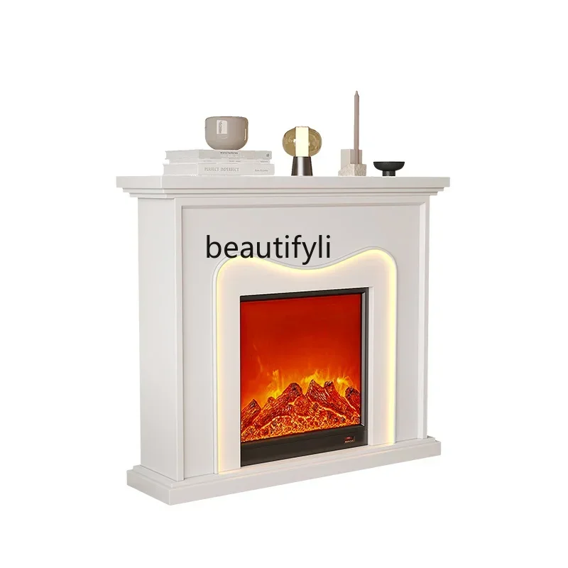 h H French Cream Wind Fireplace Decorative Cabinet Homestay Home Entrance Electronic Fireplace Core Simulation Flame Villa Shel
h H French Cream Wind Fireplace Decorative Cabinet Homestay Home Entrance Electronic Fireplace Core Simulation Flame Villa Shel