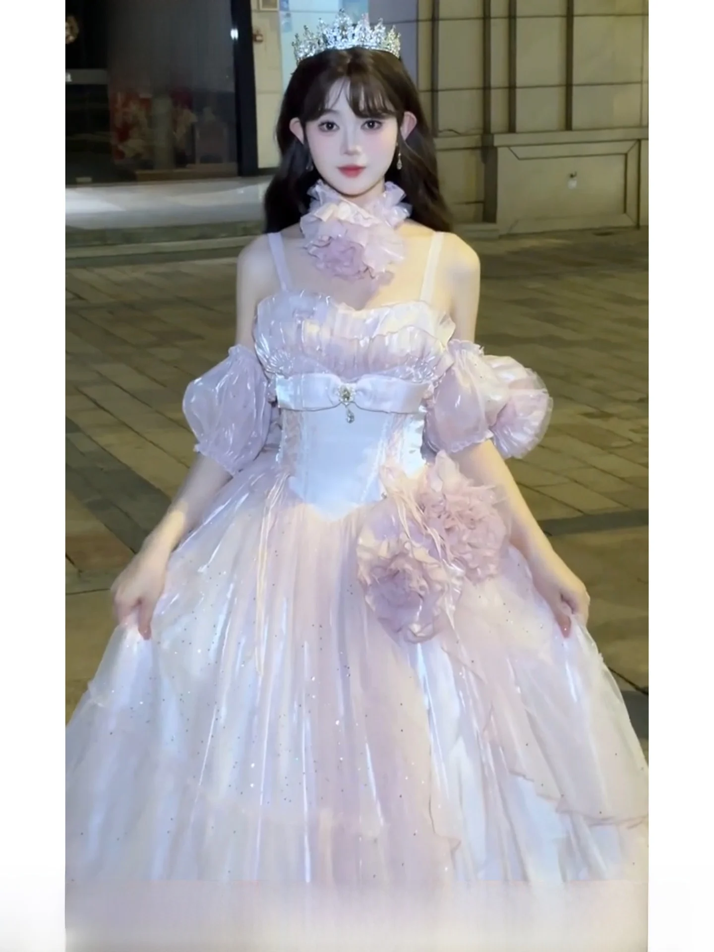 Elegant Pink Lolita Dress Elegant Atmosphere Student Day Women's Fashionable Princess Skirt Wedding Party Performance Long Dress
Elegant Pink Lolita Dress Elegant Atmosphere Student Day Women's Fashionable Princess Skirt Wedding Party Performance Long Dress