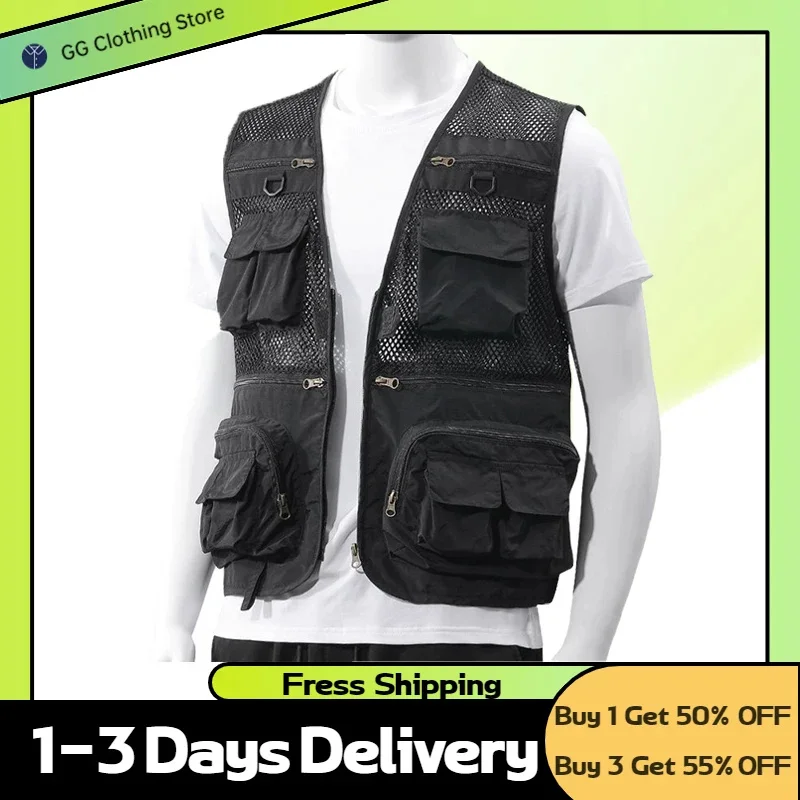 Men's Vest Man Vests Work Clothes Jackets Man's Military Tactical Coat Formal Motorcyclist Sleeveless Oversize Mens Male Fishing
Men's Vest Man Vests Work Clothes Jackets Man's Military Tactical Coat Formal Motorcyclist Sleeveless Oversize Mens Male Fishing