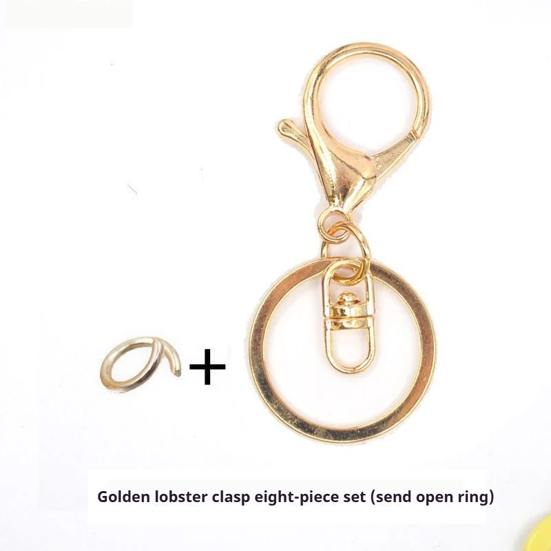 1/10pcs/Lot 30mm Key Chains Keyrings Round Golden Silver-Plate Hook Lobster Clasp Keychain
1/10pcs/Lot 30mm Key Chains Keyrings Round Golden Silver-Plate Hook Lobster Clasp Keychain