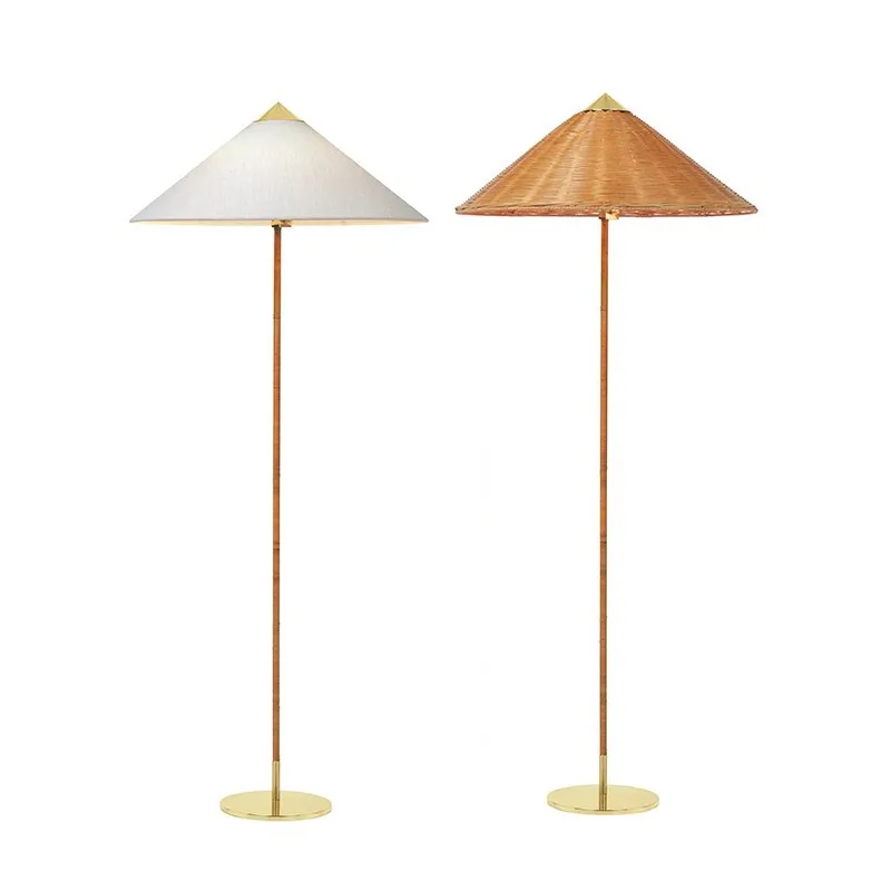 Living room bedroom floor lamp retro wabi wind hat medieval living room sofa rattan lamp
Living room bedroom floor lamp retro wabi wind hat medieval living room sofa rattan lamp