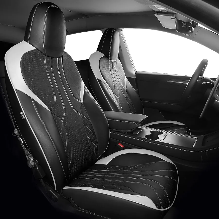 Seat Covers 1: 1 Custom Fit for Tesla Model Y 2024 2023 2022 : Breathable Leather Car Seat Covers Full Set 7Seater Blackwhite
Seat Covers 1: 1 Custom Fit for Tesla Model Y 2024 2023 2022 : Breathable Leather Car Seat Covers Full Set 7Seater Blackwhite