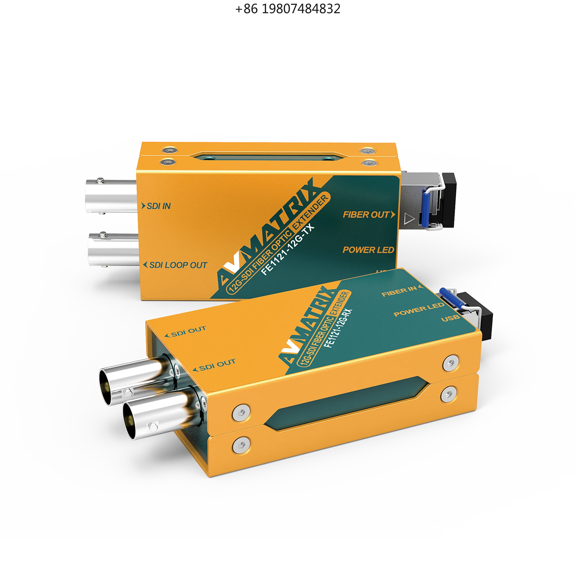 Fiber Optic Converter Audio & Video Accessory High Quality Mini 4K 12G-SDI LC Optical Fiber Extender Video
Fiber Optic Converter Audio & Video Accessory High Quality Mini 4K 12G-SDI LC Optical Fiber Extender Video