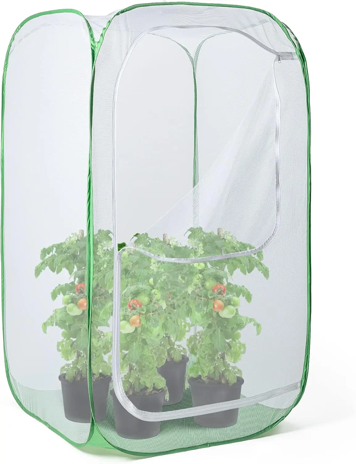 48" Outdoor Mesh Plant Enclosure for Pests, Bird and Pest Protection Guard for Fruit, Vegetables, Flowers and Herbs Pop-Up Cage
48" Outdoor Mesh Plant Enclosure for Pests, Bird and Pest Protection Guard for Fruit, Vegetables, Flowers and Herbs Pop-Up Cage
