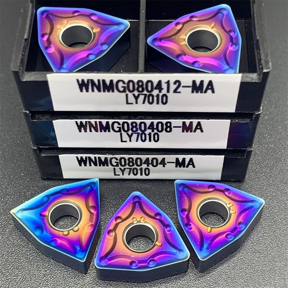 Высококачественные твердосплавные вставки WNMG080408 WNMG080404 WNMG080412 MA LY7010, внешний токарный инструмент, токарные инструменты для промышленного станка
Высококачественные твердосплавные вставки WNMG080408 WNMG080404 WNMG080412 MA LY7010, внешний токарный инструмент, токарные инструменты для промышленного станка