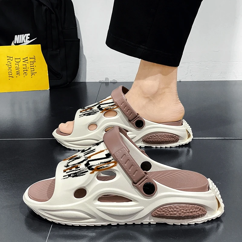Men's Summer Outdoor Sports Casual Thick Bottom Driving Outdoor Sandals Anti-Slip Slip-On Beach Slippers Comfortable EVA
Men's Summer Outdoor Sports Casual Thick Bottom Driving Outdoor Sandals Anti-Slip Slip-On Beach Slippers Comfortable EVA