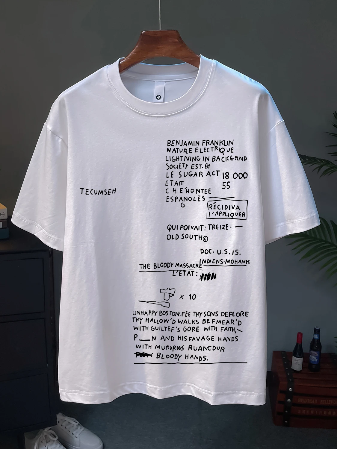 Pure Cotton American Retro Letter Short Sleeve T-Shirt Unisex Summer Loose Versatile Half Sleeve Breathable Comfortable Casua...
Pure Cotton American Retro Letter Short Sleeve T-Shirt Unisex Summer Loose Versatile Half Sleeve Breathable Comfortable Casua...