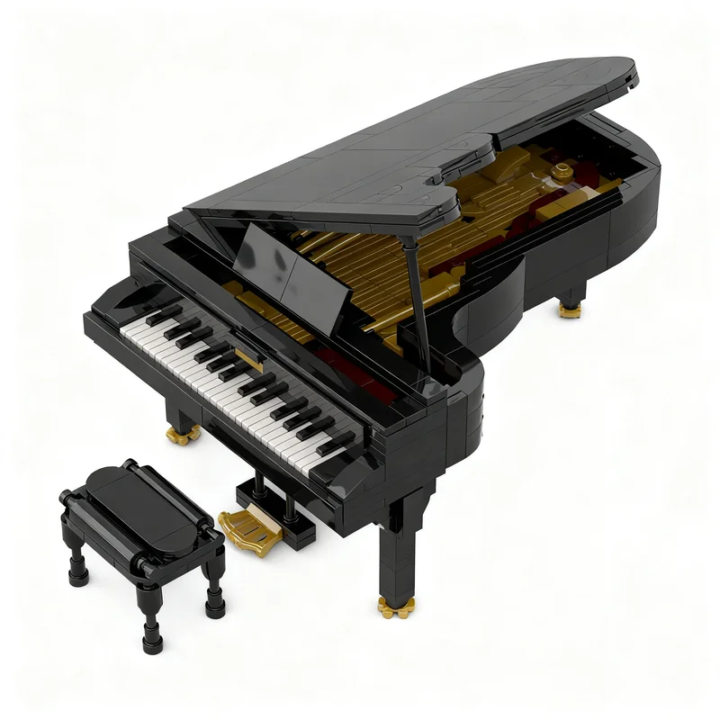 501PCS MOC Creative Concert Grand Piano Model Custom Puzzle DIY Ideas Kids Toys Birthday Gifts Gift Toy Assembly Child Building
501PCS MOC Creative Concert Grand Piano Model Custom Puzzle DIY Ideas Kids Toys Birthday Gifts Gift Toy Assembly Child Building