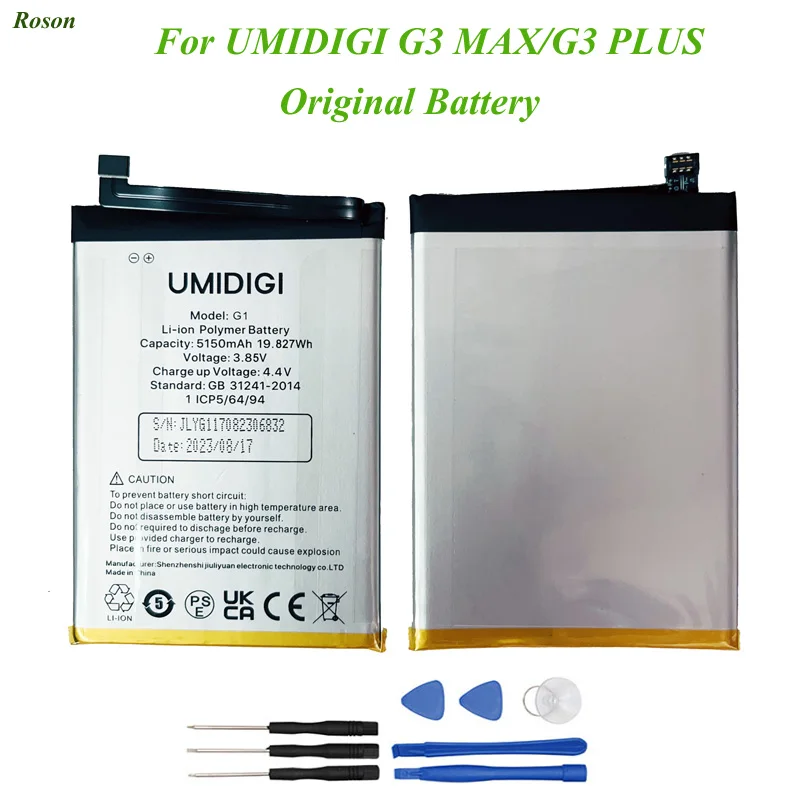 Для UMIDIGI G3 MAX G3 PLUS аккумулятор 5150 мАч 100% оригинальные новые запасные части аксессуары для телефонов аккумуляторы с инструментами
Для UMIDIGI G3 MAX G3 PLUS аккумулятор 5150 мАч 100% оригинальные новые запасные части аксессуары для телефонов аккумуляторы с инструментами