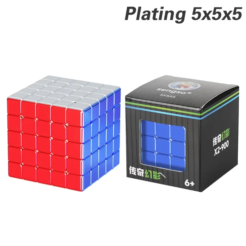 SengSo Legend Plating Волшебный цвет 5x5x5 Металлический магический куб ShengShou 5x5 Профессиональная скорость Извилистая головоломка Развивающие игрушки
SengSo Legend Plating Волшебный цвет 5x5x5 Металлический магический куб ShengShou 5x5 Профессиональная скорость Извилистая головоломка Развивающие игрушки