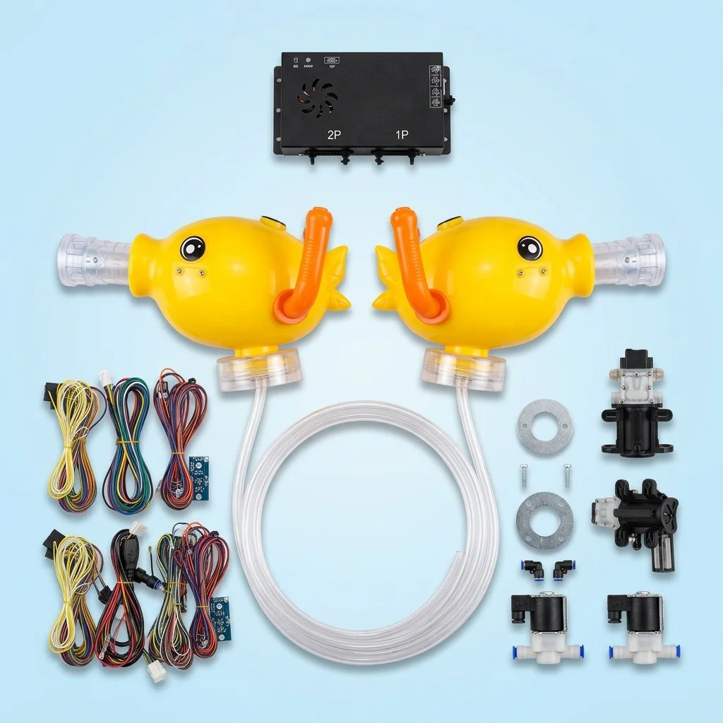2 Player Arcade Water Shooting Game Kit Dual Gun Controller Motherboard Wiring Harness Valve Hose DIY Cabinet Conversion Parts
2 Player Arcade Water Shooting Game Kit Dual Gun Controller Motherboard Wiring Harness Valve Hose DIY Cabinet Conversion Parts