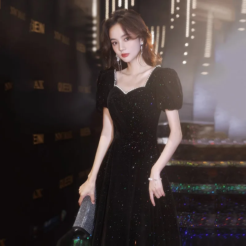 Robe de soiree Black Zipper Slim Formal Dress Elegant A LINE Vestido De Festa Luxury Evening Dresses Party Dress Prom Dresses
Robe de soiree Black Zipper Slim Formal Dress Elegant A LINE Vestido De Festa Luxury Evening Dresses Party Dress Prom Dresses