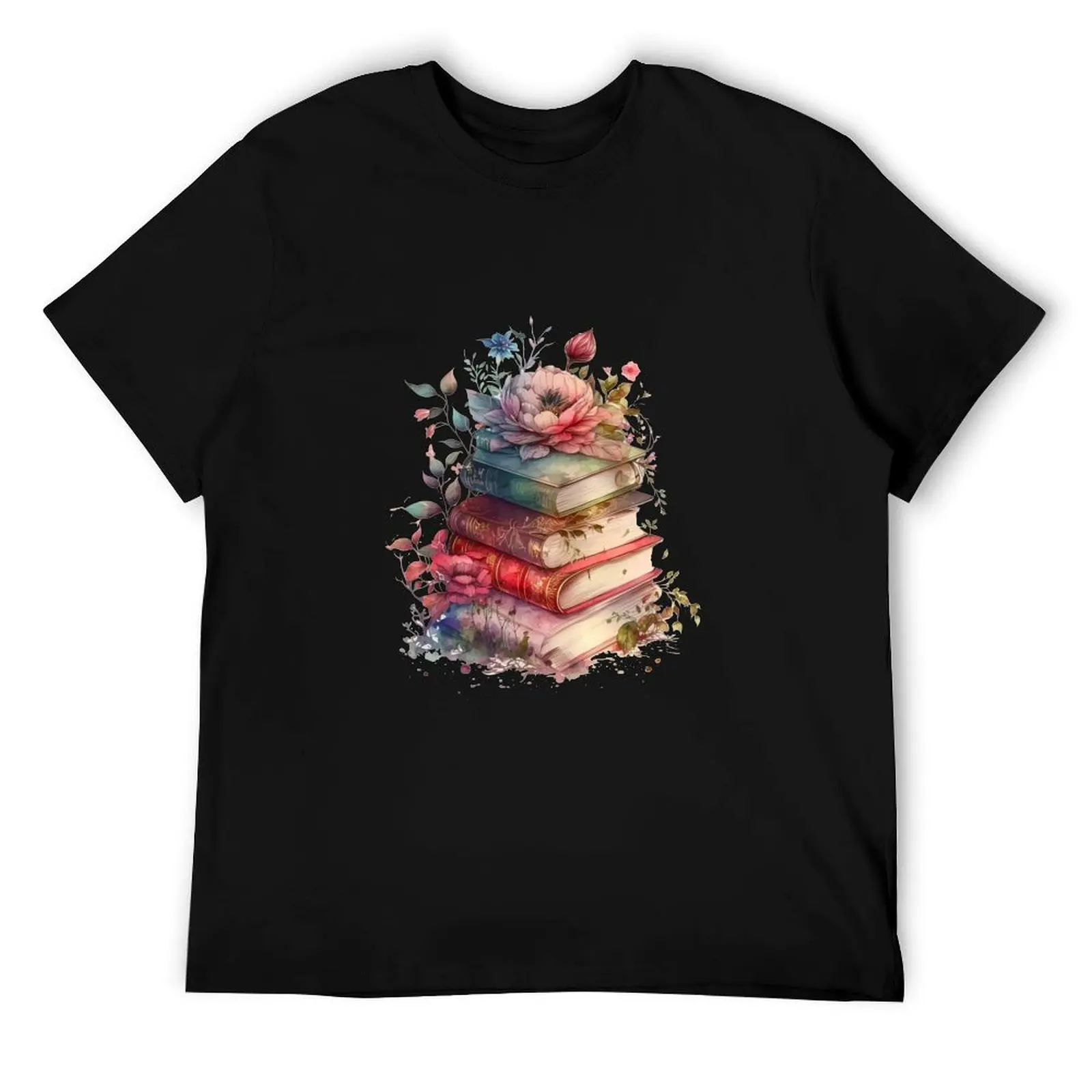 Floral Watercolor Stacked Books T-Shirt man tshirt t shirt man luxury t shirt man casual T-Shirt
Floral Watercolor Stacked Books T-Shirt man tshirt t shirt man luxury t shirt man casual T-Shirt