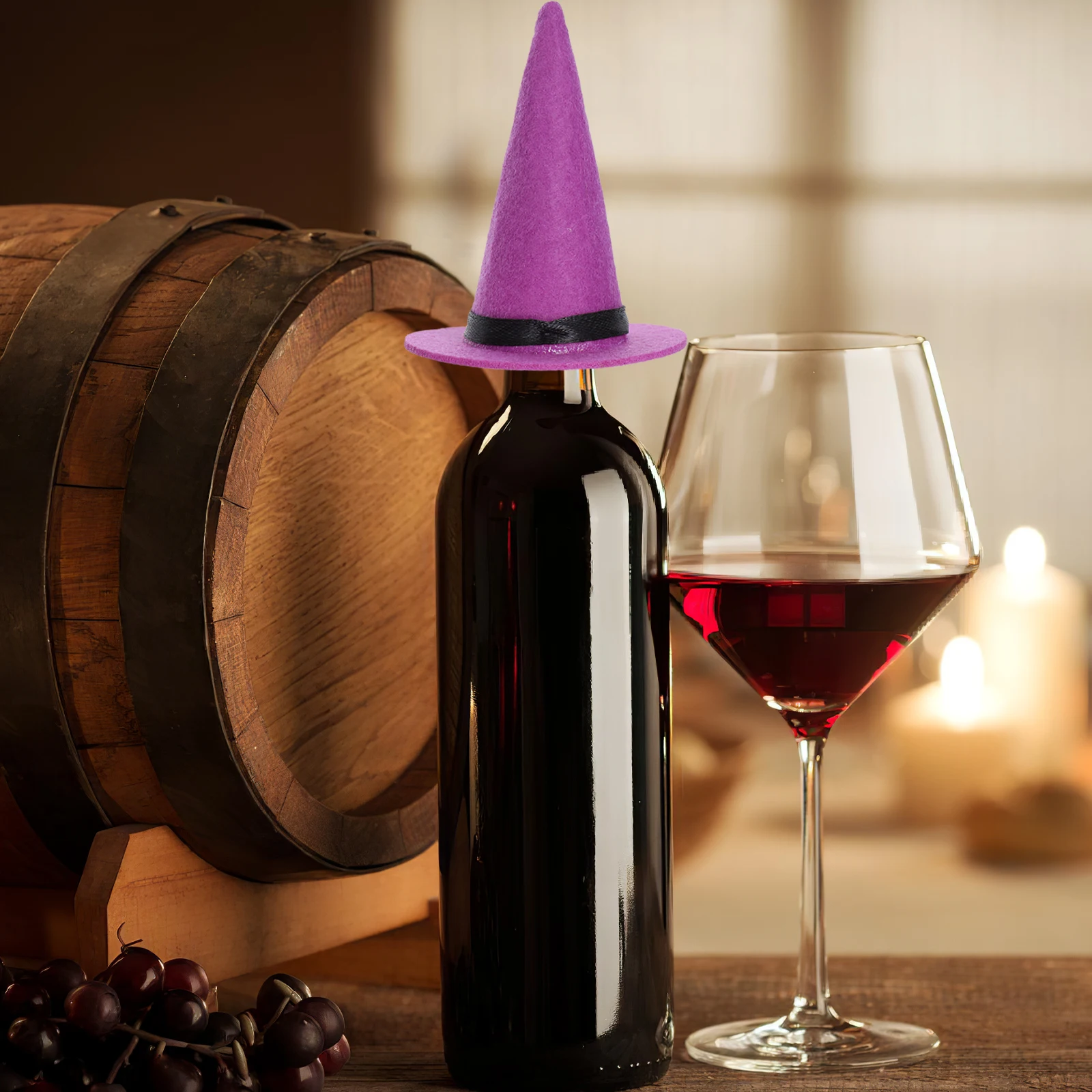12 Pcs Mini Felt Witch Hat Bottle Caps Top Halloween Cupcake Topper Cloth Decoration Hats Home Decorations
12 Pcs Mini Felt Witch Hat Bottle Caps Top Halloween Cupcake Topper Cloth Decoration Hats Home Decorations