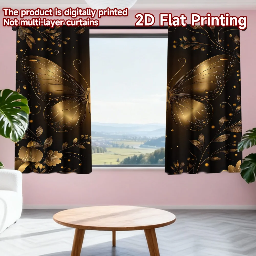 2D flat printing 2pcs Drapes Golden Floral Elegance Digital Printed Polyester Drapes Birthday Party for Indoor Celebrations for
2D flat printing 2pcs Drapes Golden Floral Elegance Digital Printed Polyester Drapes Birthday Party for Indoor Celebrations for
