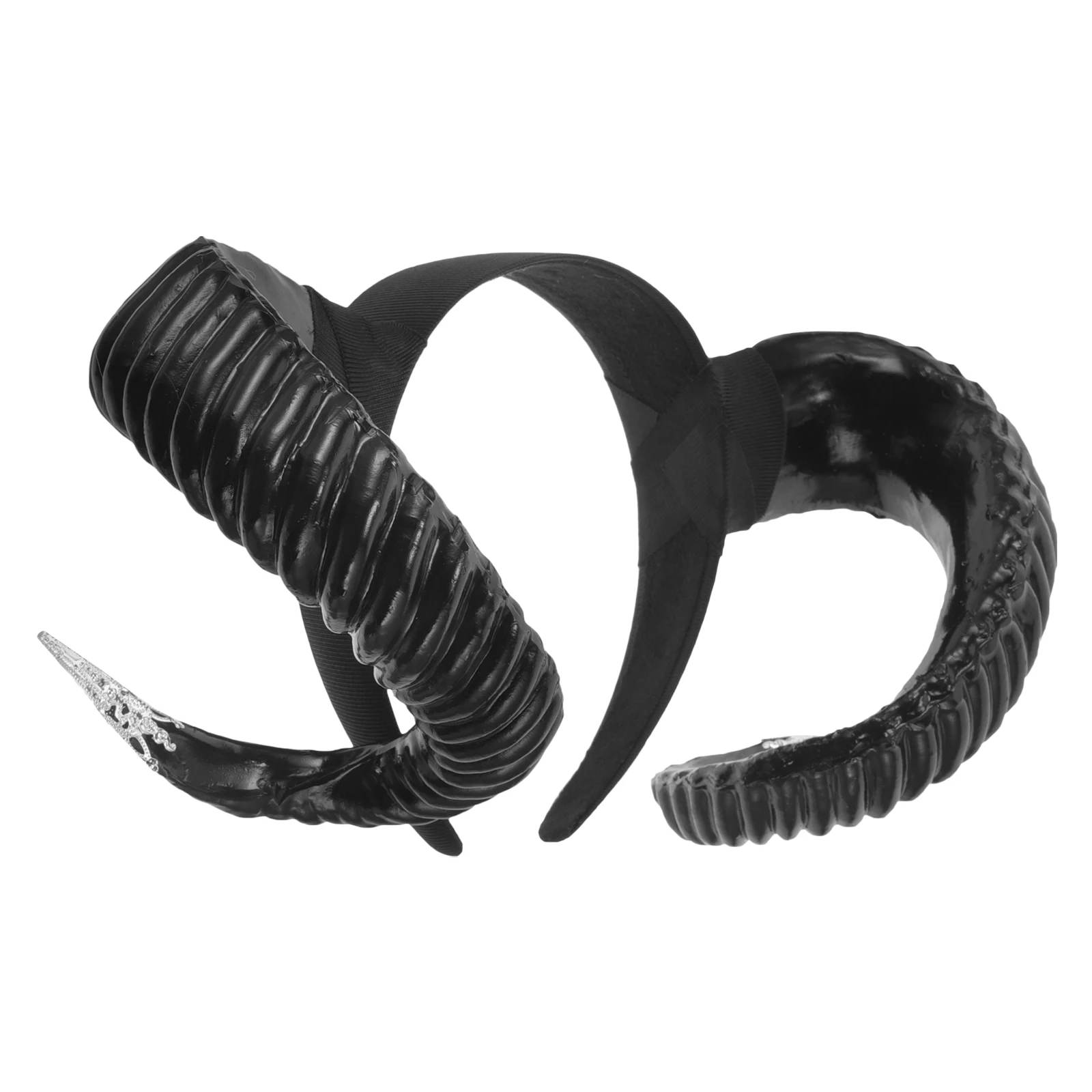 Horns Headband Black Single Sheep Horn Hair Accessories Women Headdress Cosplay Costume Party Supplies Adult
Horns Headband Black Single Sheep Horn Hair Accessories Women Headdress Cosplay Costume Party Supplies Adult