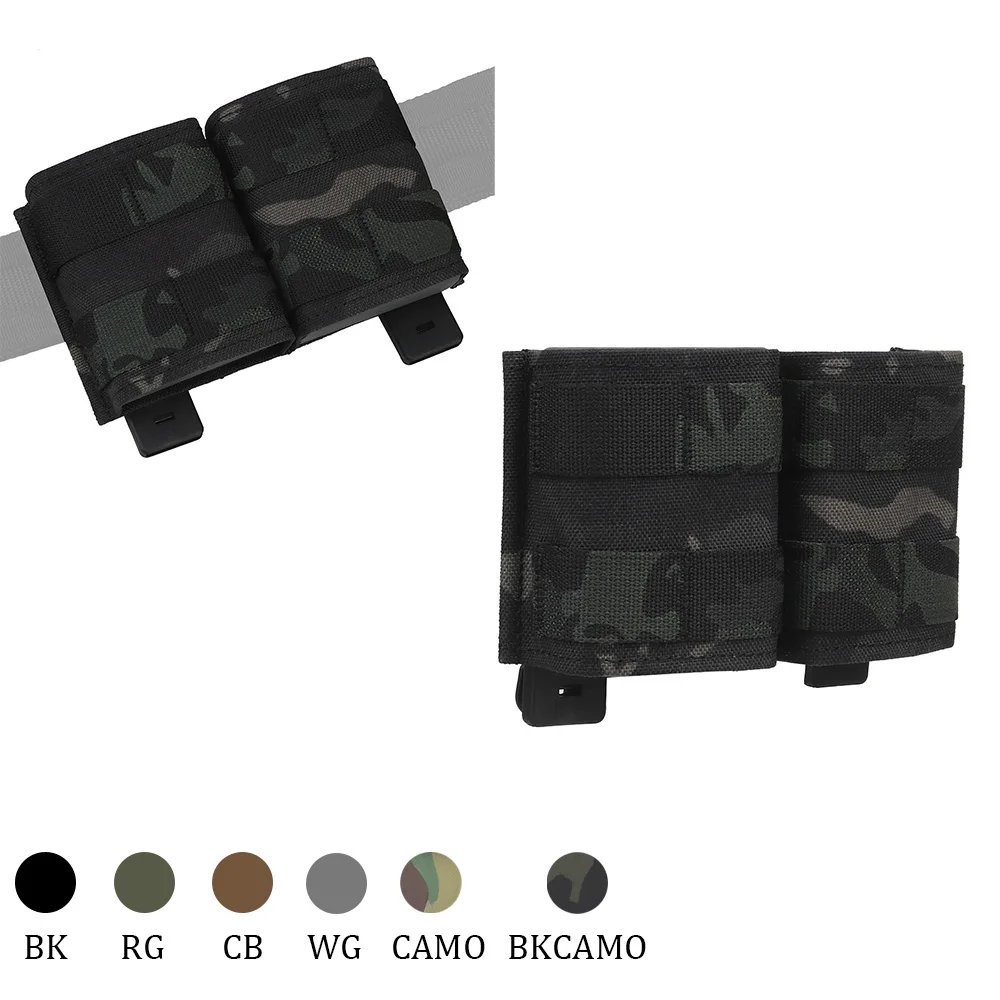Dual-chamber holster bag, laser-cut, MOLLE quick-release magazine cover, outdoor CS equipment, 556 caliber storage accessory bag
Dual-chamber holster bag, laser-cut, MOLLE quick-release magazine cover, outdoor CS equipment, 556 caliber storage accessory bag