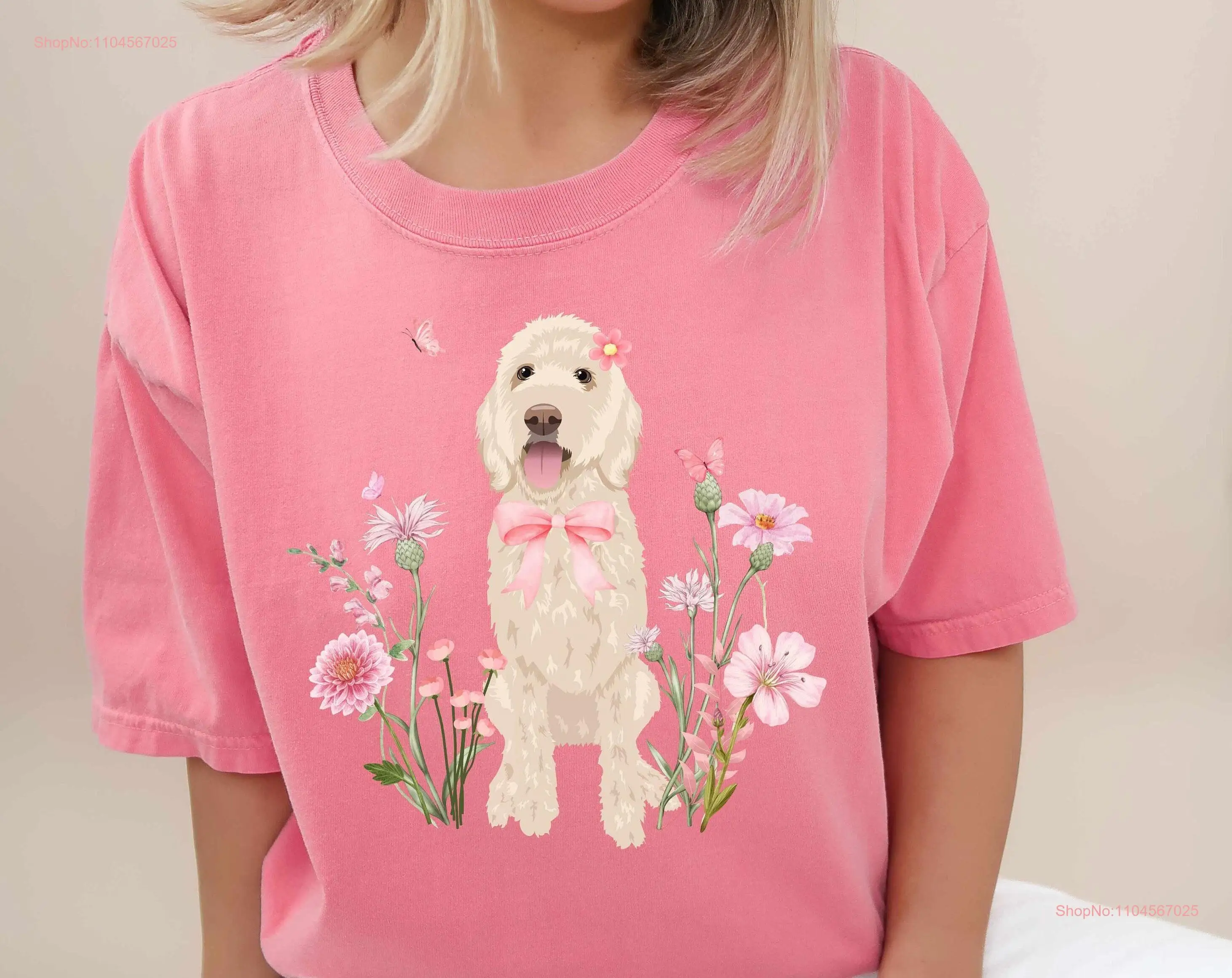 Футболка Doodle Mom Coquette Bows Dog Golden Labradoodle Meadow с длинными или короткими рукавами
Футболка Doodle Mom Coquette Bows Dog Golden Labradoodle Meadow с длинными или короткими рукавами