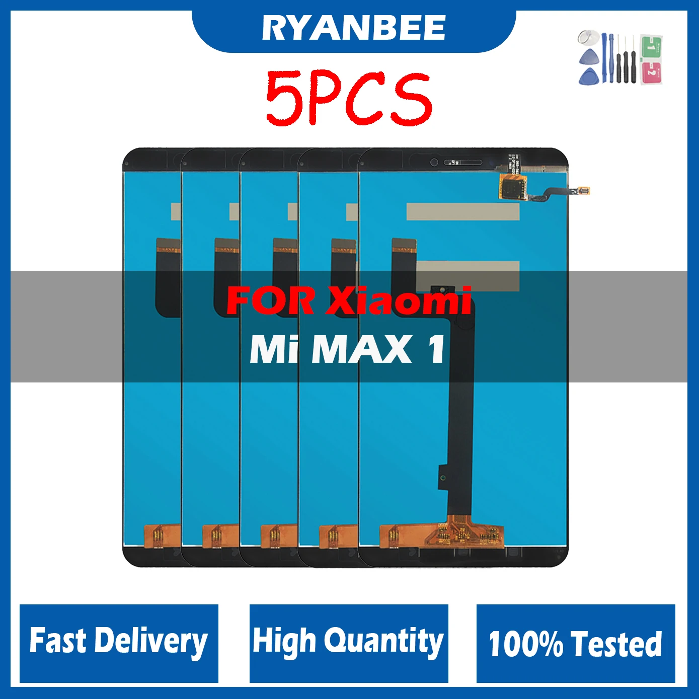 5Pcs/Lot 6.44" Original Screen For Xiaomi Mi MAX LCD Display 2016001, 2016002 Touch Screen Digitizer Assembly Replacement
5Pcs/Lot 6.44" Original Screen For Xiaomi Mi MAX LCD Display 2016001, 2016002 Touch Screen Digitizer Assembly Replacement