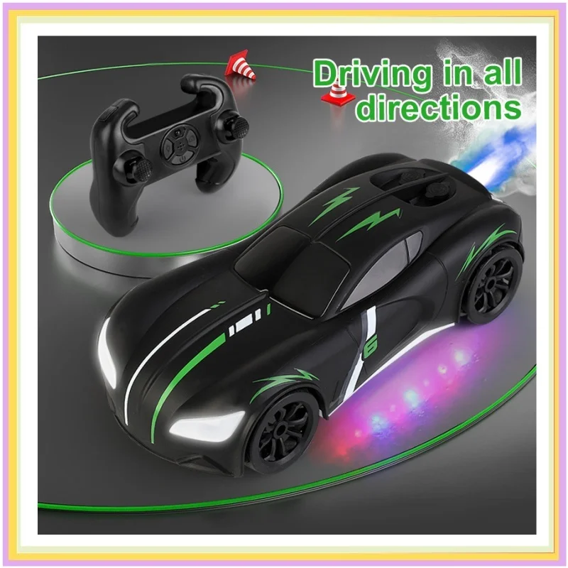 New Cool Sports Car Dual Spray With Sound And Cool Lights Four Wheel Drive Science Fiction Concept Car Children Remote Control
New Cool Sports Car Dual Spray With Sound And Cool Lights Four Wheel Drive Science Fiction Concept Car Children Remote Control