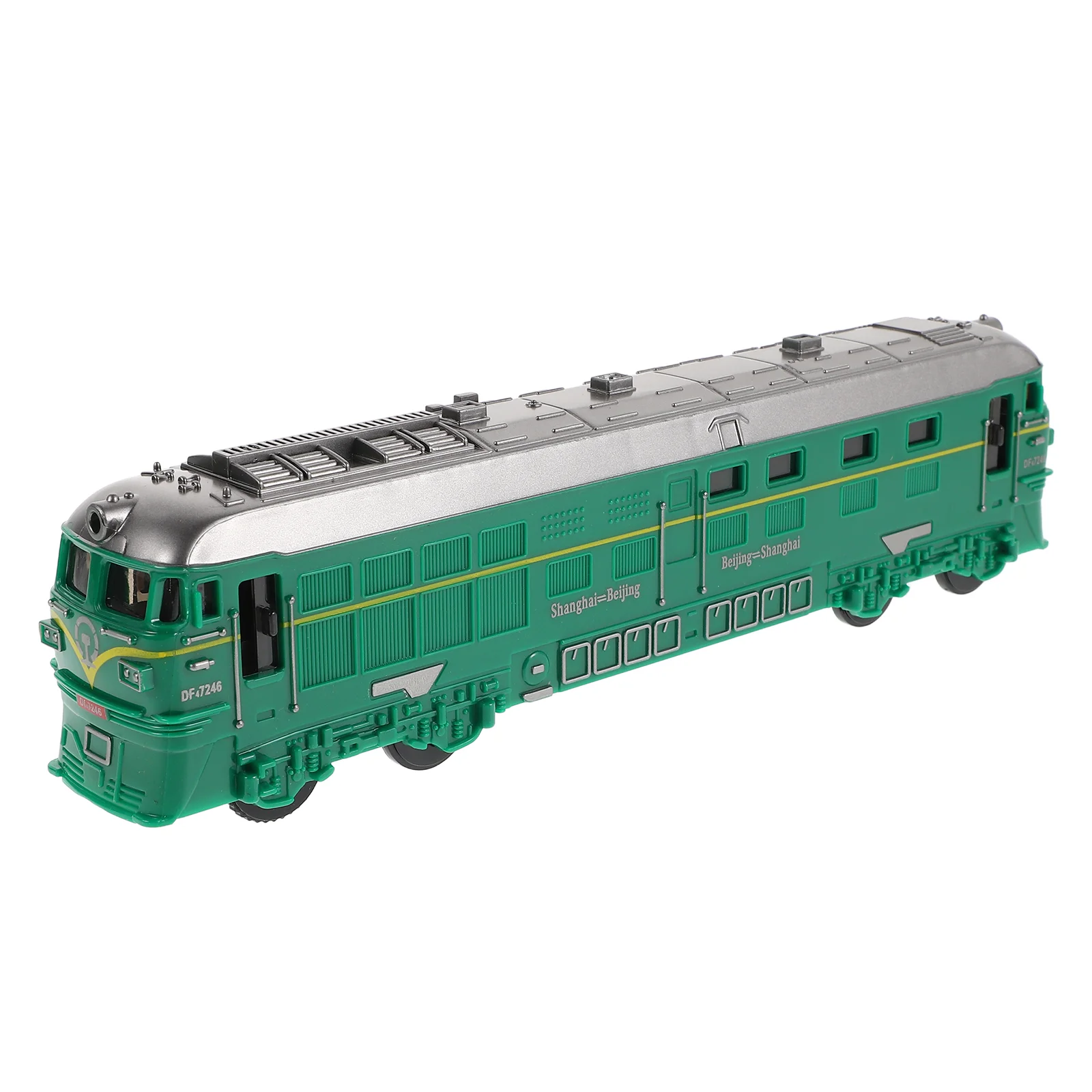 Green Inertia Train Toy Without Sound And Light Function Engaging Simulation Model For Kids' Play And Present Children Plastic T
Green Inertia Train Toy Without Sound And Light Function Engaging Simulation Model For Kids' Play And Present Children Plastic T