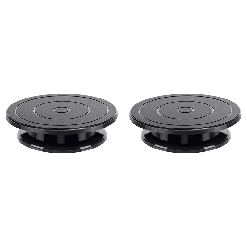 ABGH-2Pcs 11 Inch Rotate Turntable Sculpting Wheel Revolving Cake Turntable Black Painting Turn Table Stand
ABGH-2Pcs 11 Inch Rotate Turntable Sculpting Wheel Revolving Cake Turntable Black Painting Turn Table Stand