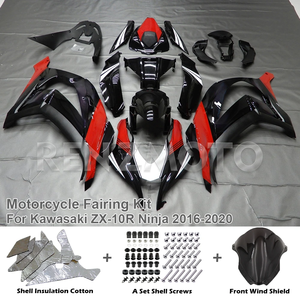 ZX10R для KAWASAKI Ninja ZX-10R 2016-2020, обтекатель для мотоцикла, комплект кузова, украшение, пластиковая защитная пластина, аксессуары, корпус 104
ZX10R для KAWASAKI Ninja ZX-10R 2016-2020, обтекатель для мотоцикла, комплект кузова, украшение, пластиковая защитная пластина, аксессуары, корпус 104