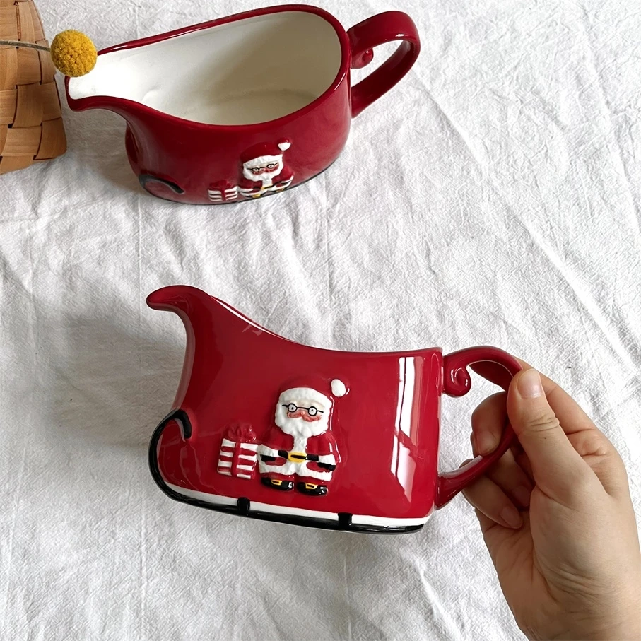 Christmas Style Tableware Ceramics Santa Claus Milk Juice Pot Underglaze Color Household Milk Cup Mini Bowl
Christmas Style Tableware Ceramics Santa Claus Milk Juice Pot Underglaze Color Household Milk Cup Mini Bowl