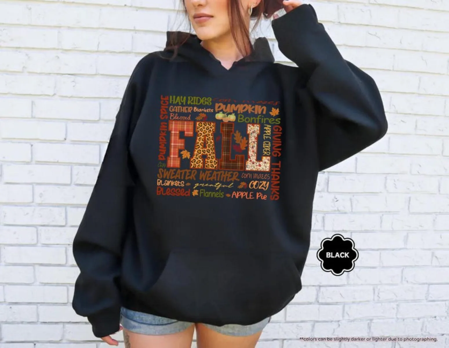 Women's Fashion Casual Fall Words Sweatshirt Printed Hooded Sweatshirt Thickened with Fleece Suitable Holiday Gifts Daily Wear
Women's Fashion Casual Fall Words Sweatshirt Printed Hooded Sweatshirt Thickened with Fleece Suitable Holiday Gifts Daily Wear