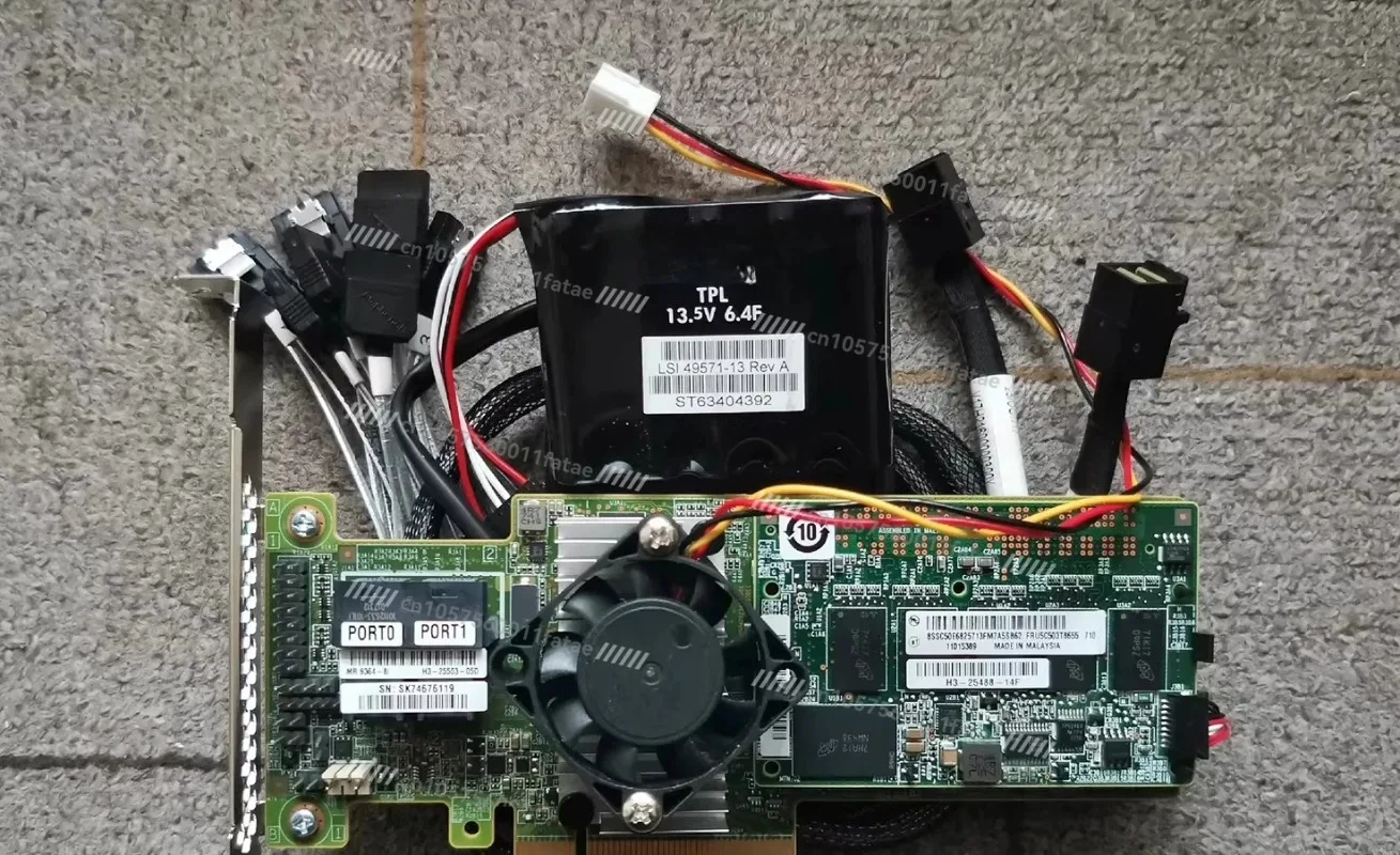 LSI9364-8i Full-function Version Fan with Super Capacitor High Performance Cooling