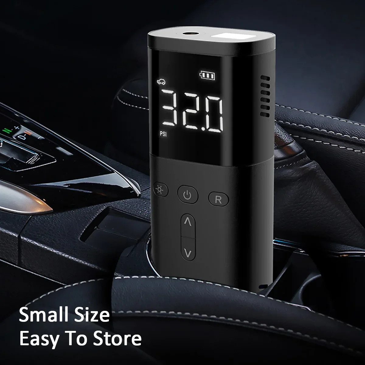 Накачиватель шин со светодиодной подсветкой, 2000 мАч, перезаряжаемый воздушный компрессор для шин с цифровым дисплеем, автоматическое отключение, электрический шинный насос 
Накачиватель шин со светодиодной подсветкой, 2000 мАч, перезаряжаемый воздушный компрессор для шин с цифровым дисплеем, автоматическое отключение, электрический шинный насос