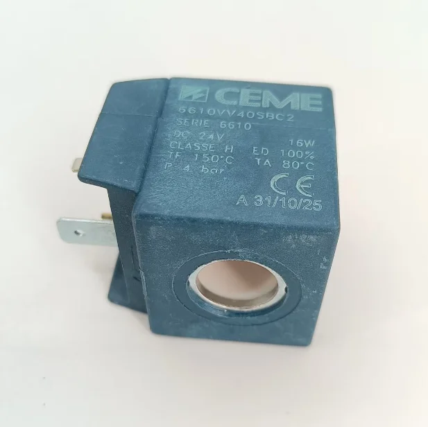 CEME Solenoid Coil Type B6 BC2 24 V DC Series 61, 62, 65-67, 69, 86, 87 CBC2RIC 6610VV40SBC2
CEME Solenoid Coil Type B6 BC2 24 V DC Series 61, 62, 65-67, 69, 86, 87 CBC2RIC 6610VV40SBC2
