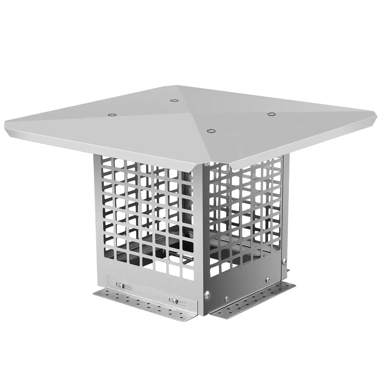 Крышка дымохода, дымоходные колпачки размером 8 x 8 дюймов, крышка дымохода из нержавеющей стали 304, регулируемый металлический искровой упор с болтами и винтами
Крышка дымохода, дымоходные колпачки размером 8 x 8 дюймов, крышка дымохода из нержавеющей стали 304, регулируемый металлический искровой упор с болтами и винтами