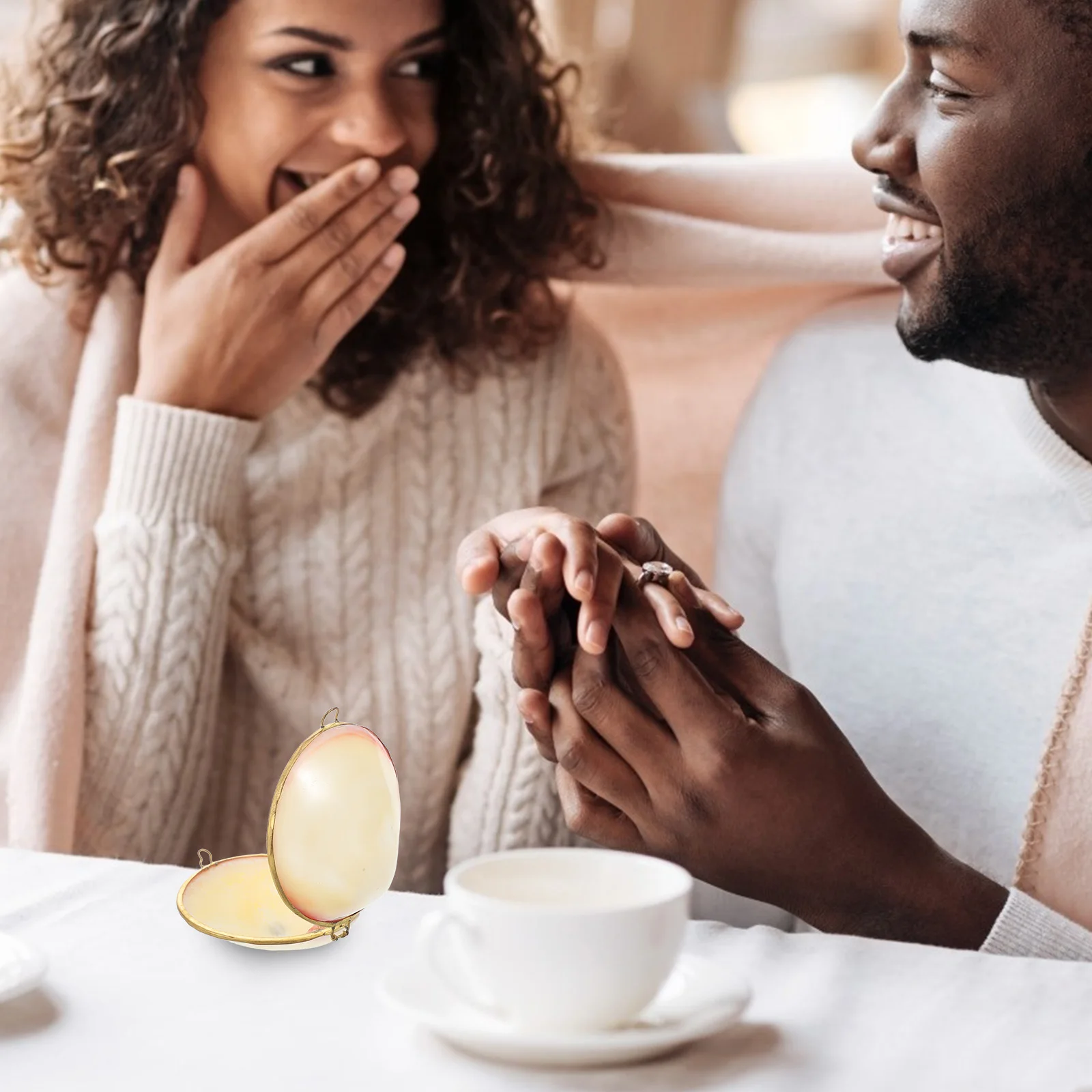 Держатель для ювелирных изделий из ракушек, портативный компактный органайзер для колец, сережек и ожерелья, декоративная коробка для хранения, коробка для путешествий для женщин 
Держатель для ювелирных изделий из ракушек, портативный компактный органайзер для колец, сережек и ожерелья, декоративная коробка для хранения, коробка для путешествий для женщин