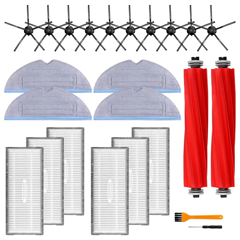 For Roborock S7, S7+, S7 Maxv, S7 Maxv Plus, Main Side Brush Mop Cloth Pads Hepa Filter Replacement Spare Parts Parts
For Roborock S7, S7+, S7 Maxv, S7 Maxv Plus, Main Side Brush Mop Cloth Pads Hepa Filter Replacement Spare Parts Parts