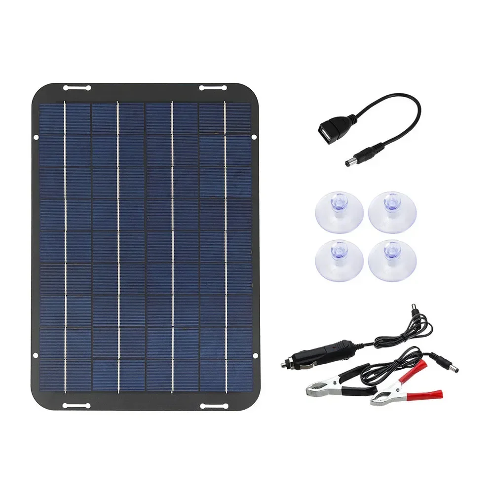Portable Battery Maintainer 30W Solar Panel Camping Outdoor Activities Lightweight Portable Multi-layer Laminates
Portable Battery Maintainer 30W Solar Panel Camping Outdoor Activities Lightweight Portable Multi-layer Laminates