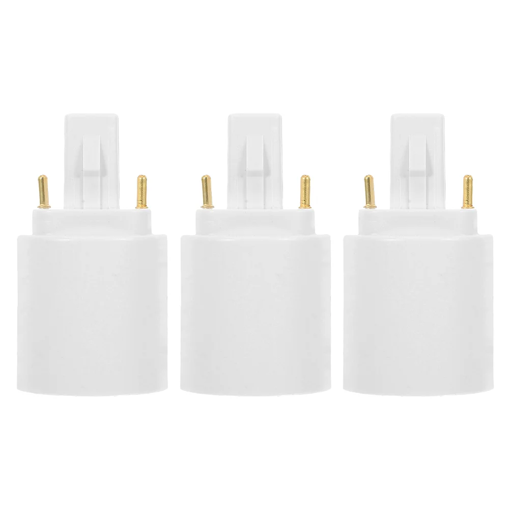 3 Pcs G24d to E27 Light Bulb Adapter 2pin Copper Sheet Safe Installation LED Compatible Home Office Shop Lighting Socket
3 Pcs G24d to E27 Light Bulb Adapter 2pin Copper Sheet Safe Installation LED Compatible Home Office Shop Lighting Socket