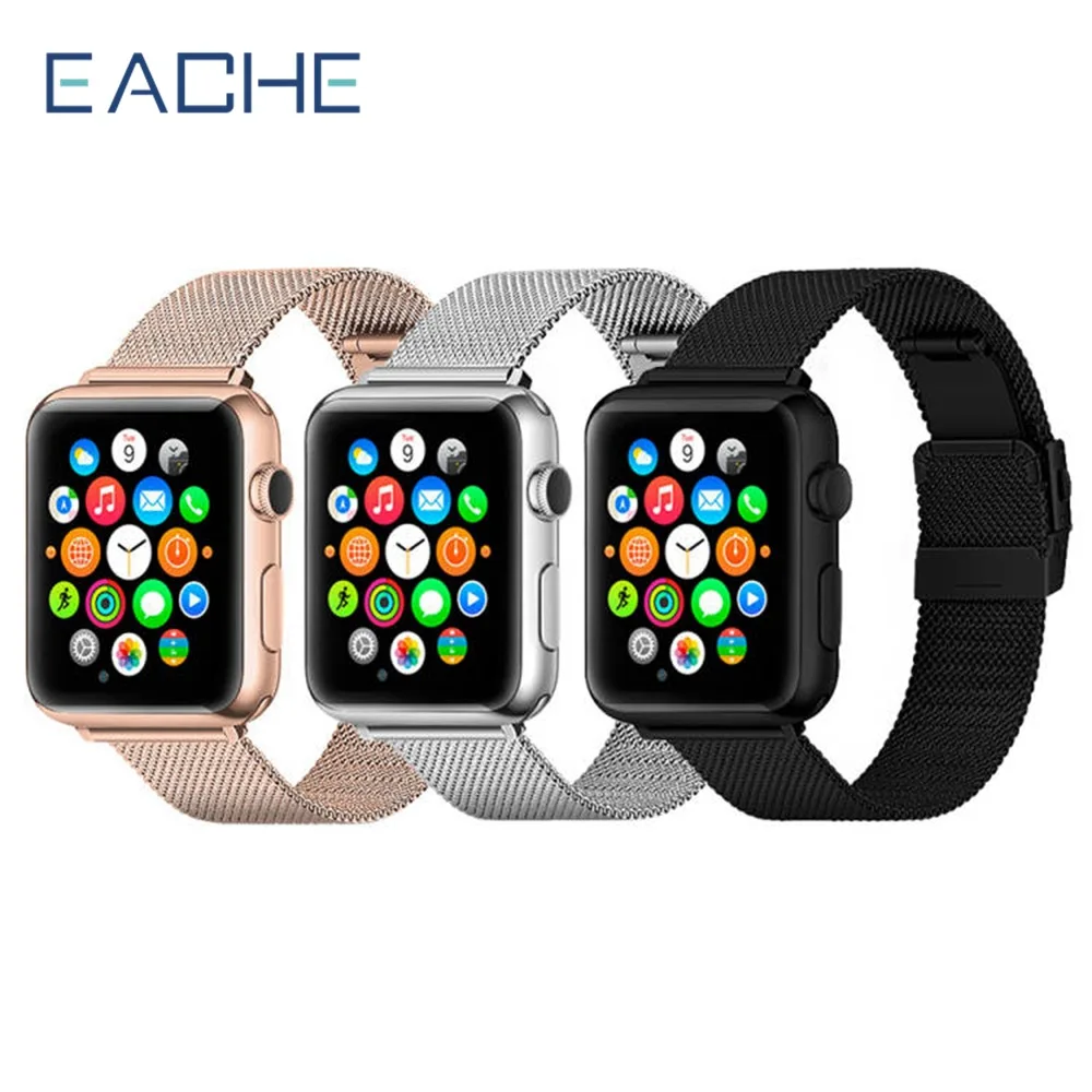 EACHE Correa for Apple Watch Ultra Band Stainless Steel Smart Watch Straps 8 SE Series 7 Correas-De-Reloj Classic Buckle
EACHE Correa for Apple Watch Ultra Band Stainless Steel Smart Watch Straps 8 SE Series 7 Correas-De-Reloj Classic Buckle