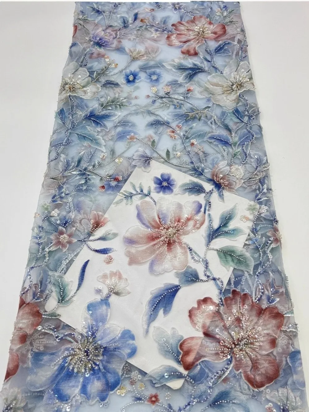 Новая кружевная ткань с вышивкой пиона и блестками | Изысканный тюль из бисера | Свадебное платье, ткань для детской одежды
Новая кружевная ткань с вышивкой пиона и блестками | Изысканный тюль из бисера | Свадебное платье, ткань для детской одежды