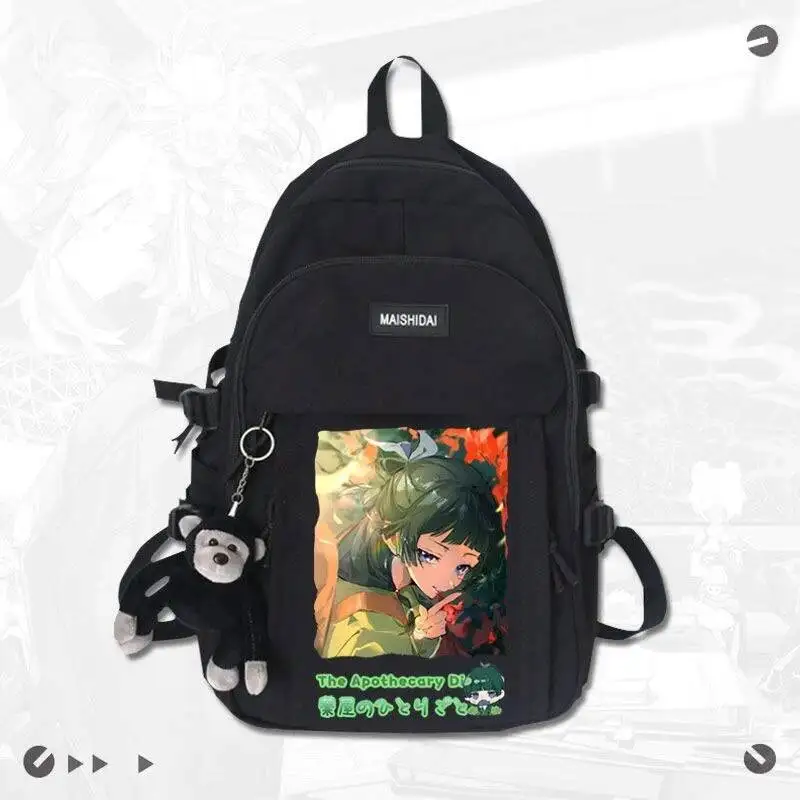 Anime Game Black White RedThe Apothecary DiariesKusuriya No HitorigotoStudent School BagsMochilas Backpacks
Anime Game Black White RedThe Apothecary DiariesKusuriya No HitorigotoStudent School BagsMochilas Backpacks